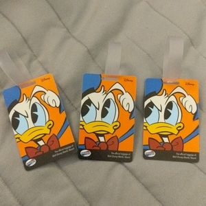 Disney Donald Duck luggage tags (Set of 3)